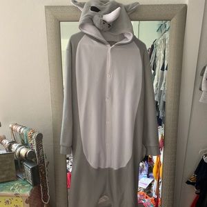 Rhino adult onesie
